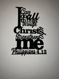 Philippians 4:13 laser cut file