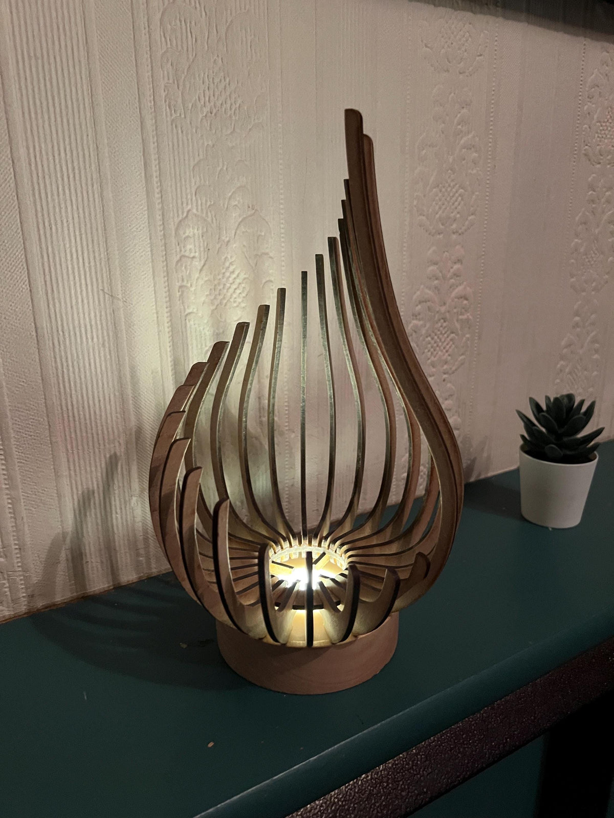Decorative Candle Night Light Lamp for Room Ambience -Battery Powered