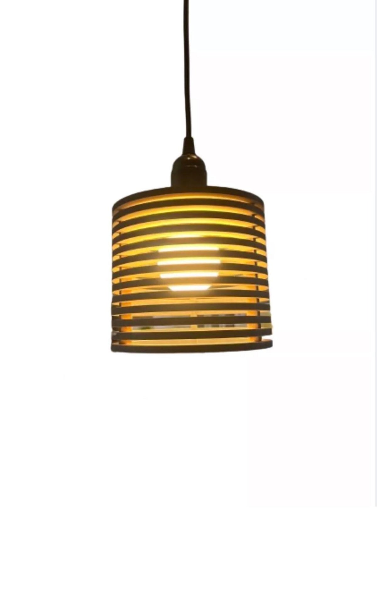 Hanging wooden lamp shade - Pendant light