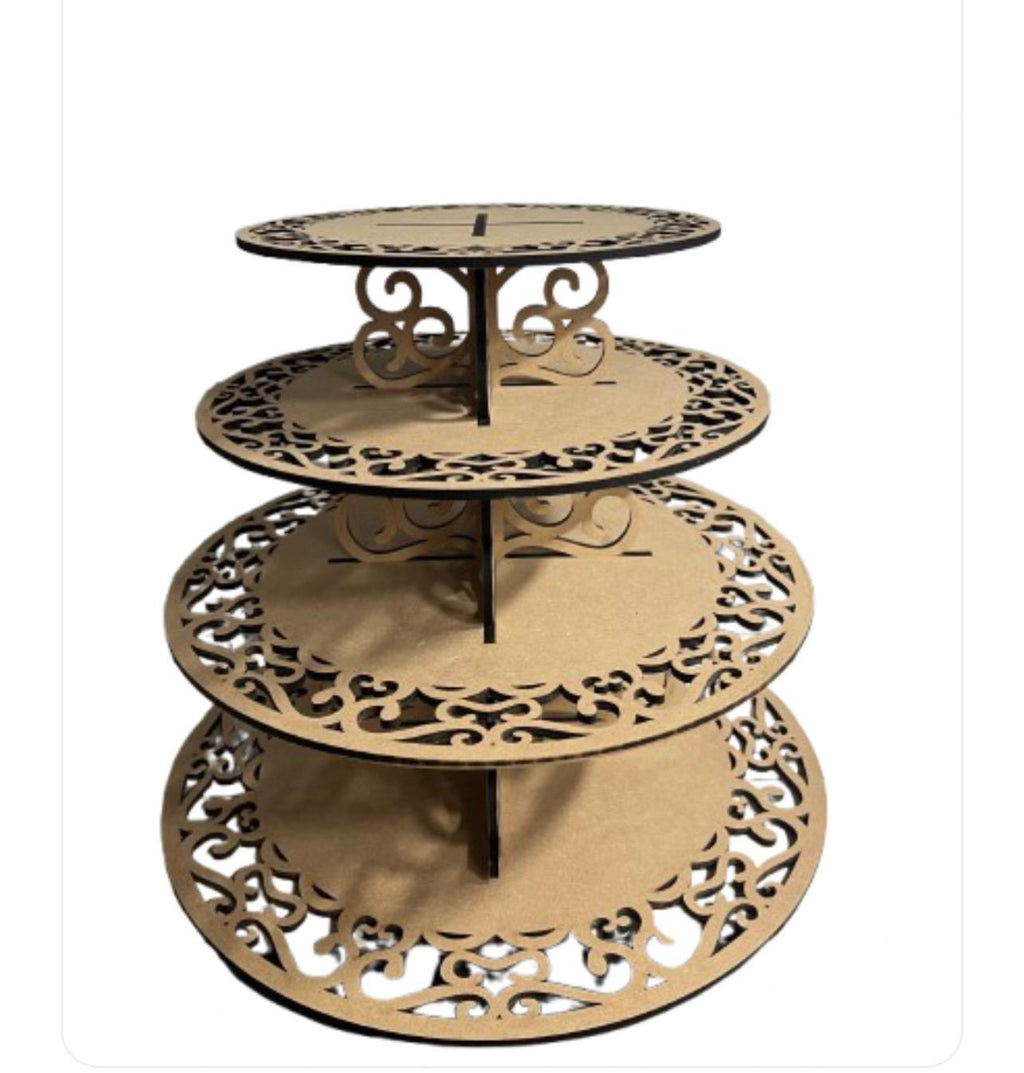 Cake/Cupcake Stand Display Wedding&Party  Cup Cake Holder (Very Large 4 tiers)